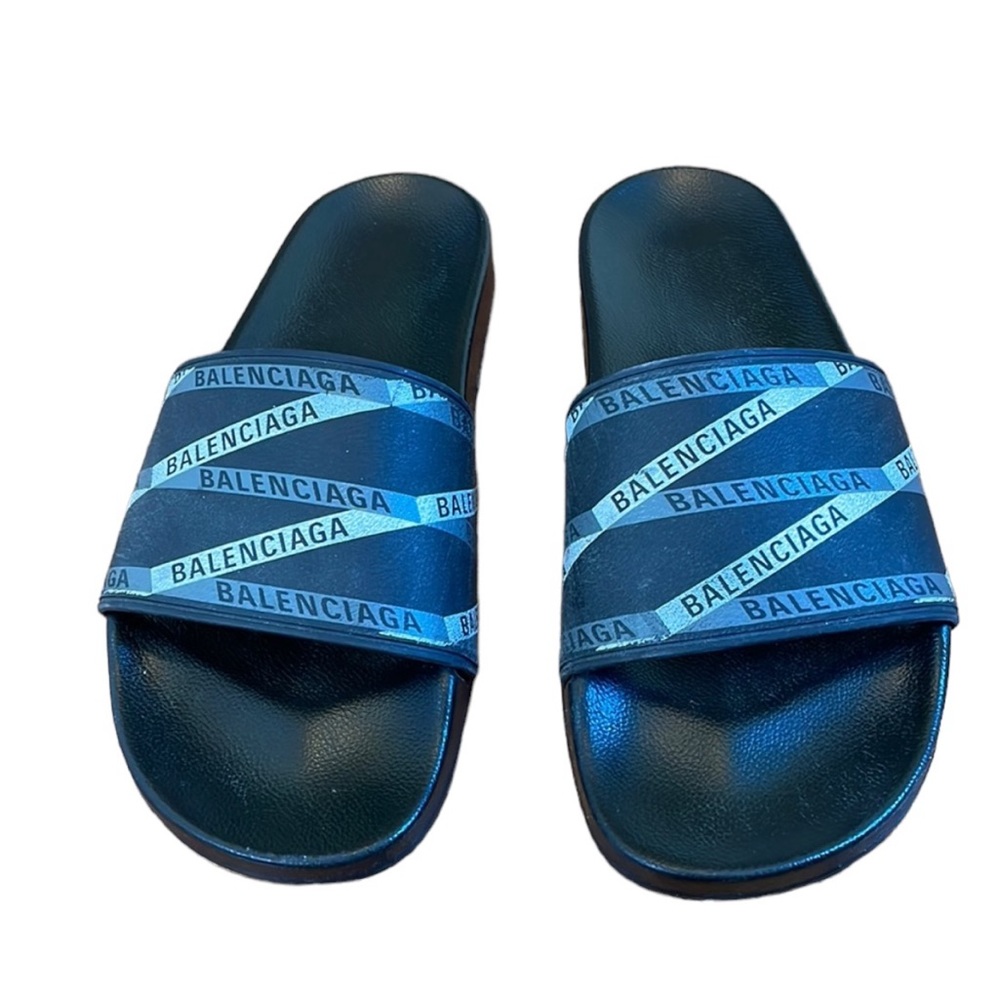Balenciaga Men’s Pool Slides Size 9. VGUC.